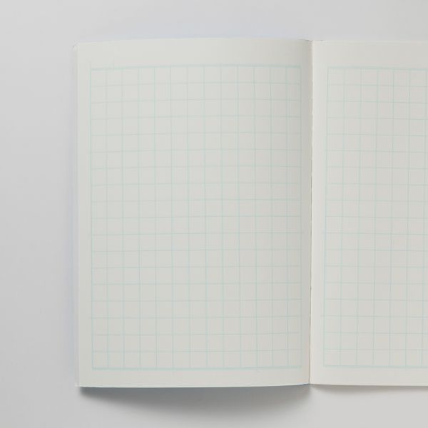 おうちでイオン イオンネットスーパー トップバリュ 方眼ノート8mm スカイブルー