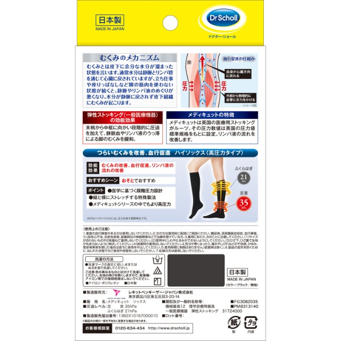 おうちでイオン イオンネットスーパー レキットベンキーザー ジャパン ドクター ショール メディキュット メディカル ハイソックス M 1足