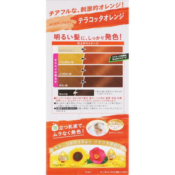 おうちでイオン イオンネットスーパー ホーユー ビューティーン メイクアップカラー テラコッタオレンジ 1個 おうちでイオン イオンネットスーパー ホーユー ビューティーン メイクアップカラー テラコッタオレンジ 1個