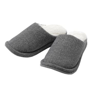 おうちでイオン イオンネットスーパー Home Coordy つま先ワイド厚底スリッパ グレー サイズ M