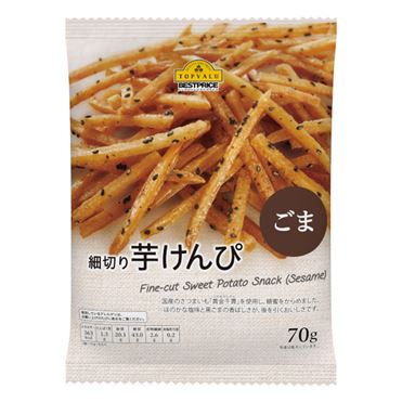 おうちでイオン イオンネットスーパー トップバリュベストプライス 細切り芋けんぴ ごま 黄金千貫使用 70g