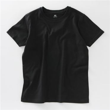 イオン トップバリュ 黒プリント 袖なし 初々し Tシャツ 女児用 150  