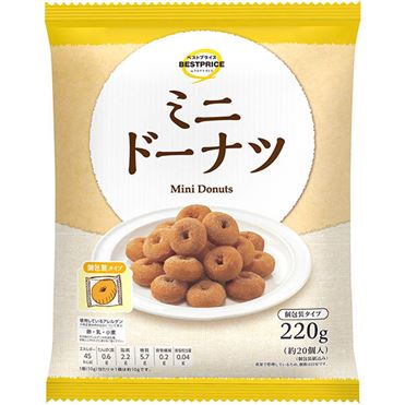 おうちでイオン イオンネットスーパー トップバリュベストプライス ミニドーナツ 220g