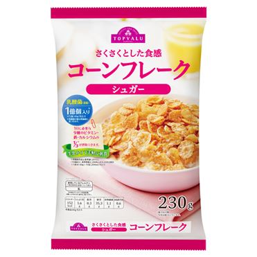 おうちでイオン イオンネットスーパー トップバリュ さくさくとした食感 コーンフレーク フロストシュガー 230g おうちでイオン イオンネットスーパー トップバリュ さくさくとした食感 コーンフレーク フロストシュガー 230g