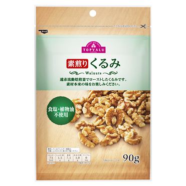 おうちでイオン イオンネットスーパー トップバリュ 素煎りくるみ 90g