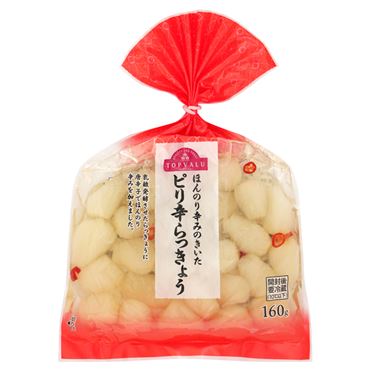 おうちでイオン イオンネットスーパー トップバリュ ピリ辛らっきょう 160g