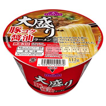 おうちでイオン イオンネットスーパー トップバリュ 大盛り豚コク醤油ラーメン 112g