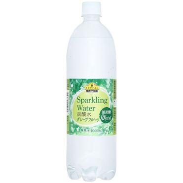 おうちでイオン イオンネットスーパー トップバリュベストプライス Sparkling Water 炭酸水 グレープフルーツ 1000ml