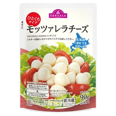 おうちでイオン イオンネットスーパー トップバリュ ひとくちモッツァレラチーズ 90g