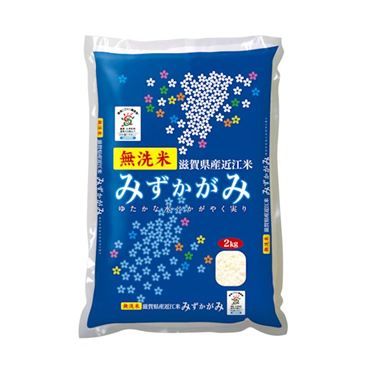 おうちでイオン イオンネットスーパー 滋賀県産 無洗米みずかがみ 2kg
