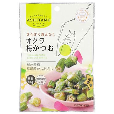 おうちでイオン イオンネットスーパー モントワール Ashitamoさくさくオクラ梅かつお 23g おうちでイオン イオンネットスーパー モントワール Ashitamoさくさくオクラ梅かつお 23g