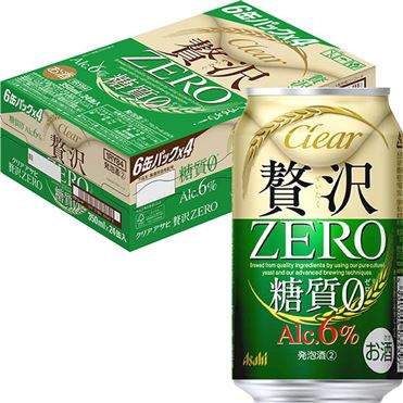 おうちでイオン イオンネットスーパー 【ケース販売】アサヒビール クリアアサヒ 贅沢ゼロ 350ml×24