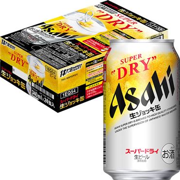 おうちでイオン イオンネットスーパー ケース販売 アサヒビール スーパードライ 生ジョッキ缶 340ml 24