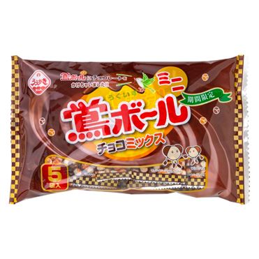 おうちでイオン イオンネットスーパー 植垣米菓 鶯ボールミニチョコミックス 76g 5袋入
