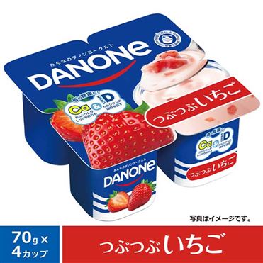おうちでイオン イオンネットスーパー ダノンジャパン ダノンヨーグルト いちご 280g（70g×4） ※【月・火曜日配送限定】