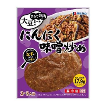 おうちでイオン イオンネットスーパー 伊藤ハム まるでお肉 大豆ミートのにんにく味噌炒め 170g おうちでイオン イオンネットスーパー 伊藤ハム まるでお肉 大豆ミートのにんにく味噌炒め 170g
