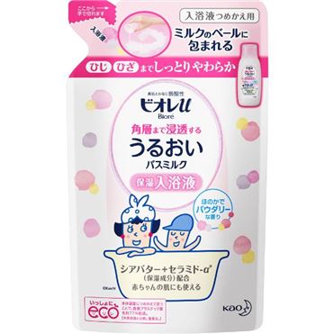 ビオレu 角層まで浸透する うるおいバスミルク ほのかでパウダリーな香り おうちでイオン イオンネットスーパー 花王 ビオレu 角層まで浸透する