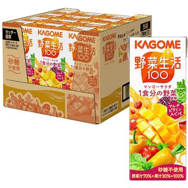 おうちでイオン イオンネットスーパー ケース販売 カゴメ 野菜生活100 フルーティサラダ 0ml 12
