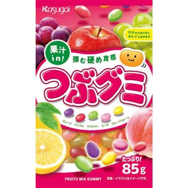 おうちでイオン イオンネットスーパー 春日井 つぶグミ 5つの味フルーツミックス 85g