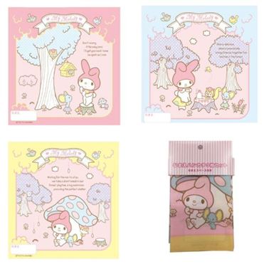 おうちでイオン イオンネットスーパー Sanrio サンリオ マイメロディ 名前ハンカチ 3枚セット