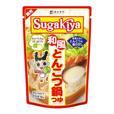 おうちでイオン イオンネットスーパー 寿がきや食品 Sugakiya和風とんこつ鍋つゆ ストレートタイプ 750g おうちでイオン イオンネットスーパー 寿がきや食品 Sugakiya和風とんこつ鍋つゆ ストレートタイプ 750g