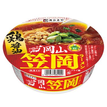 おうちでイオン イオンネットスーパー 寿がきや 全国麺めぐり 岡山 笠岡ラーメン 鶏醤油 118g