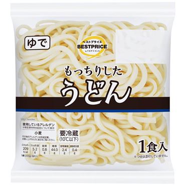 おうちでイオン イオンネットスーパー トップバリュベストプライス ゆでうどん 0g