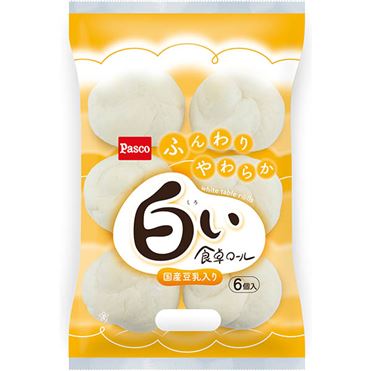 おうちでイオン イオンネットスーパー パスコ 白い食卓ロール（豆乳入 ...