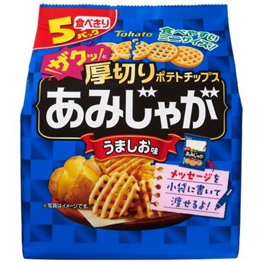 おうちでイオン イオンネットスーパー 東ハト あみじゃが うましお味 5パック 85g おうちでイオン イオンネットスーパー 東ハト あみじゃが うましお味 5パック 85g