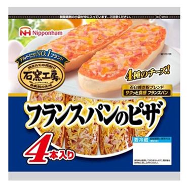おうちでイオン イオンネットスーパー 日本ハム 石窯工房 フランスパンのピザ 4本入 おうちでイオン イオンネットスーパー 日本ハム 石窯工房 フランスパンのピザ 4本入