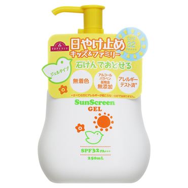おうちでイオン イオンネットスーパー トップバリュ 日焼け止め キッズ ファミリー Spf32 Pa 250ml