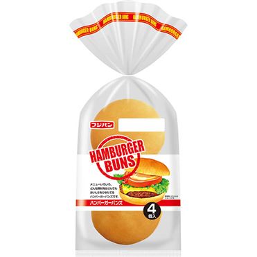 おうちでイオン イオンネットスーパー フジパン ハンバーガーバンズ 4個入