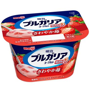 おうちでイオン イオンネットスーパー 明治 ブルガリアヨーグルト脂肪0 さわやか苺 180g おうちでイオン イオンネットスーパー 明治 ブルガリアヨーグルト脂肪0 さわやか苺 180g