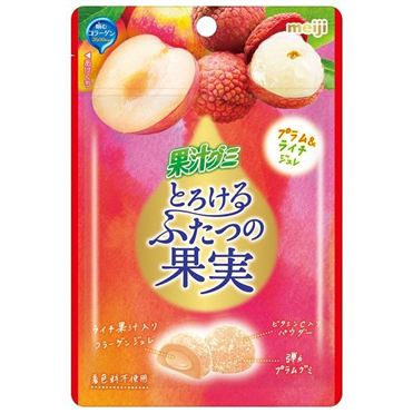 おうちでイオン イオンネットスーパー 明治 果汁グミとろける2つの果実プラム ライチ 52g おうちでイオン イオンネットスーパー 明治 果汁グミとろける2つの果実プラム ライチ 52g