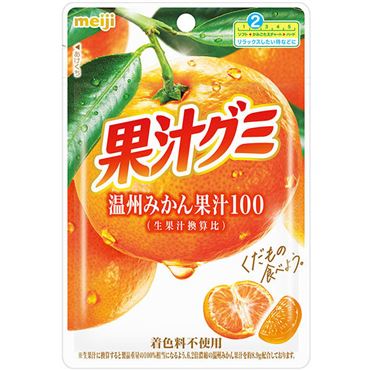 おうちでイオン イオンネットスーパー 明治 果汁グミ 温州みかん 54g