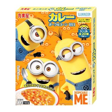 おうちでイオン イオンネットスーパー 丸美屋 ミニオンズカレー ポーク コーン 160g おうちでイオン イオンネットスーパー 丸美屋 ミニオンズカレー ポーク コーン 160g