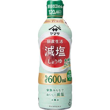 おうちでイオン イオンネットスーパー ヤマサ醤油 鮮度生活 減塩しょうゆ 600ml