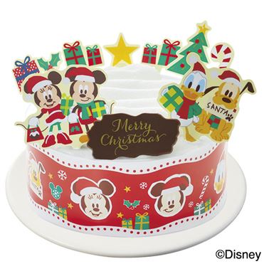 おうちでイオン イオンネットスーパー クリスマス予約 12月22日 23日 24日 25日の配送になります キャラクターケーキ レアチーズケーキ ディズニー 直径約13cm 高さ約5 5cm