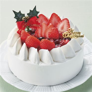 おうちでイオン イオンネットスーパー クリスマス予約 12月22日 23日 24日 25日の配送になります ベリーのデコレーションショートケーキ 直径約15cm 高さ約6 5cm