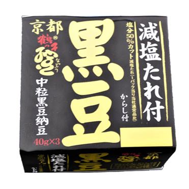 おうちでイオン イオンネットスーパー 高橋 中粒黒豆納豆 40g×3