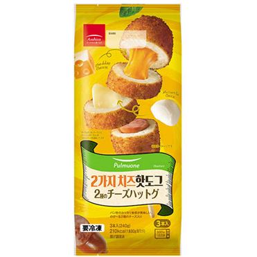 おうちでイオン イオンネットスーパー アサヒコ 2種のチーズハットグ 80g 3