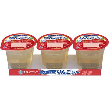 おうちでイオン イオンネットスーパー 雪印メグミルク フルーティーりんごゼリー 70g 3