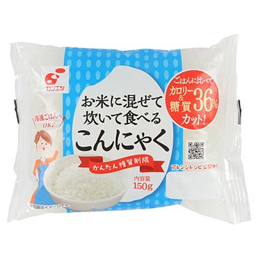 おうちでイオン イオンネットスーパー 関越 お米に混ぜて食べるこんにゃく 150g