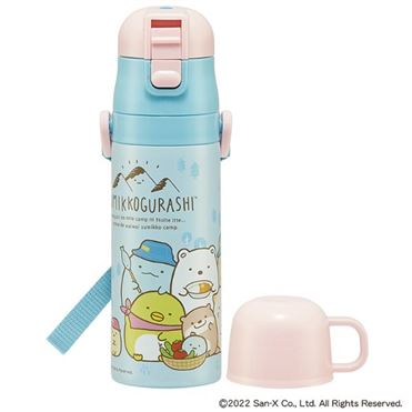 おうちでイオン イオンネットスーパー 超軽量2wayステンレスボトル かわうそとすみっコ キャンプ A おうちでイオン イオンネットスーパー 超軽量2wayステンレスボトル かわうそとすみっコ キャンプ A