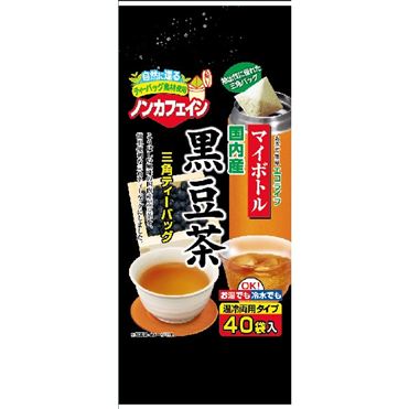 おうちでイオン イオンネットスーパー 日本茶販売 マイボトル国内産黒豆茶 三角ティーバッグ 1g 40袋