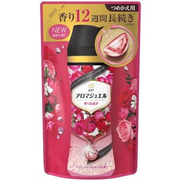おうちでイオン イオンネットスーパー P G レノアハピネス アロマジュエル アンティークローズ フローラルの香り つめかえ用 415ml おうちでイオン イオンネットスーパー P G レノアハピネス アロマジュエル アンティークローズ フローラルの香り つめかえ用 415ml