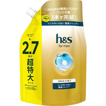 【新品未使用】PASSION ゴールドシャンプー 1000ml おうちでイオン イオンネットスーパー P＆G h＆s for men ゴールド2in1
