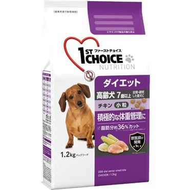 おうちでイオン イオンネットスーパー ペット用 アース ペット ファーストチョイス 高齢犬 ダイエット 小粒 チキン 1 2kg
