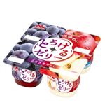 森永乳業 とろけるゼリー ぶどう＋りんご 70g×4