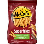 日本マッケイン・フーズ マッケイン スーパーフライ クリンクルカット ローズマリー＆ガーリック 650g